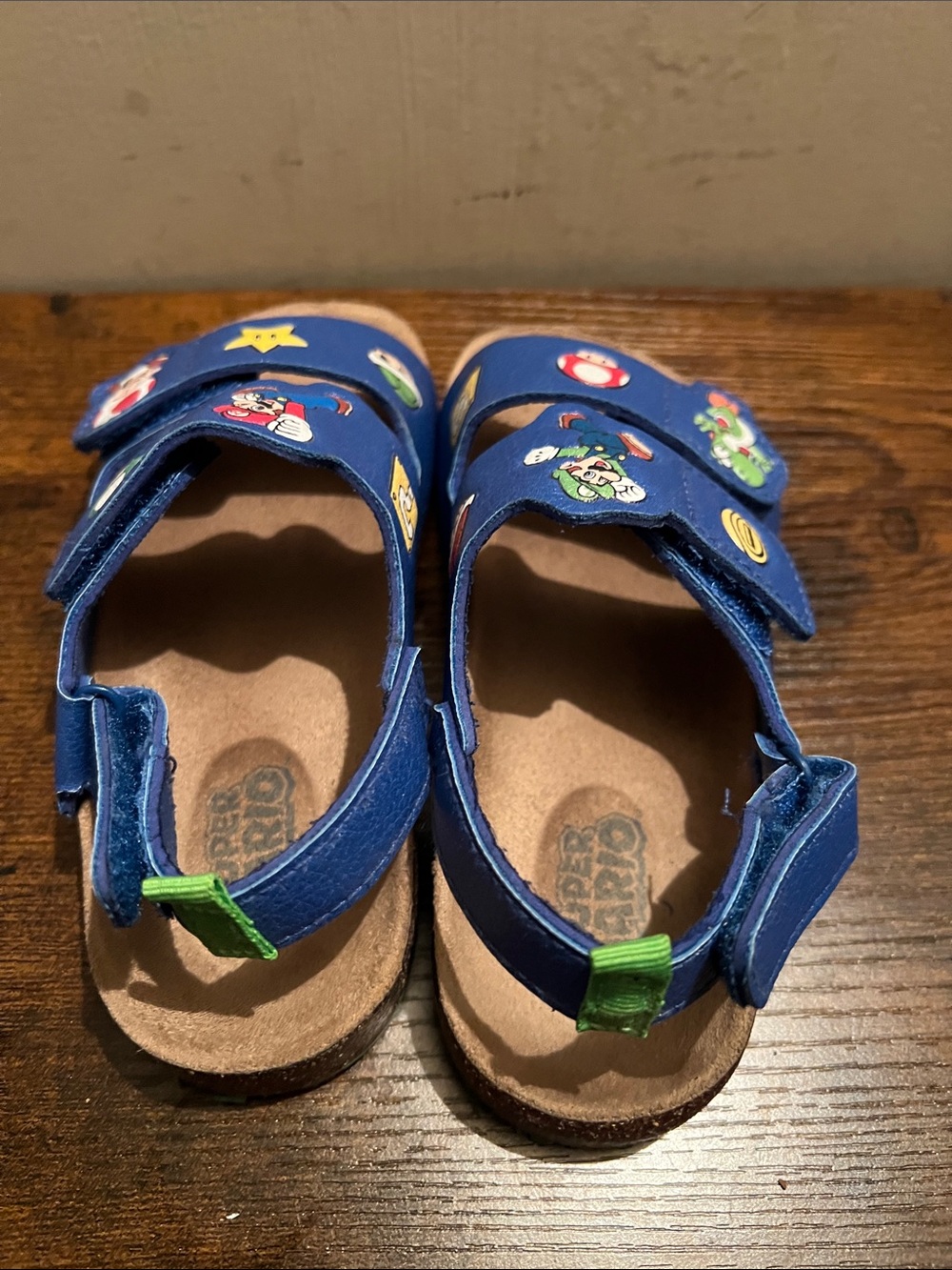 Super Mario Character Sandals size 11 - Picture 2 of 4